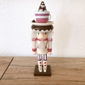 Soldier Nutcracker by pink cup